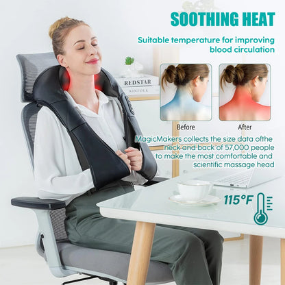 Shiatsu Neck and Shoulder Massager – Heated U-Shape
