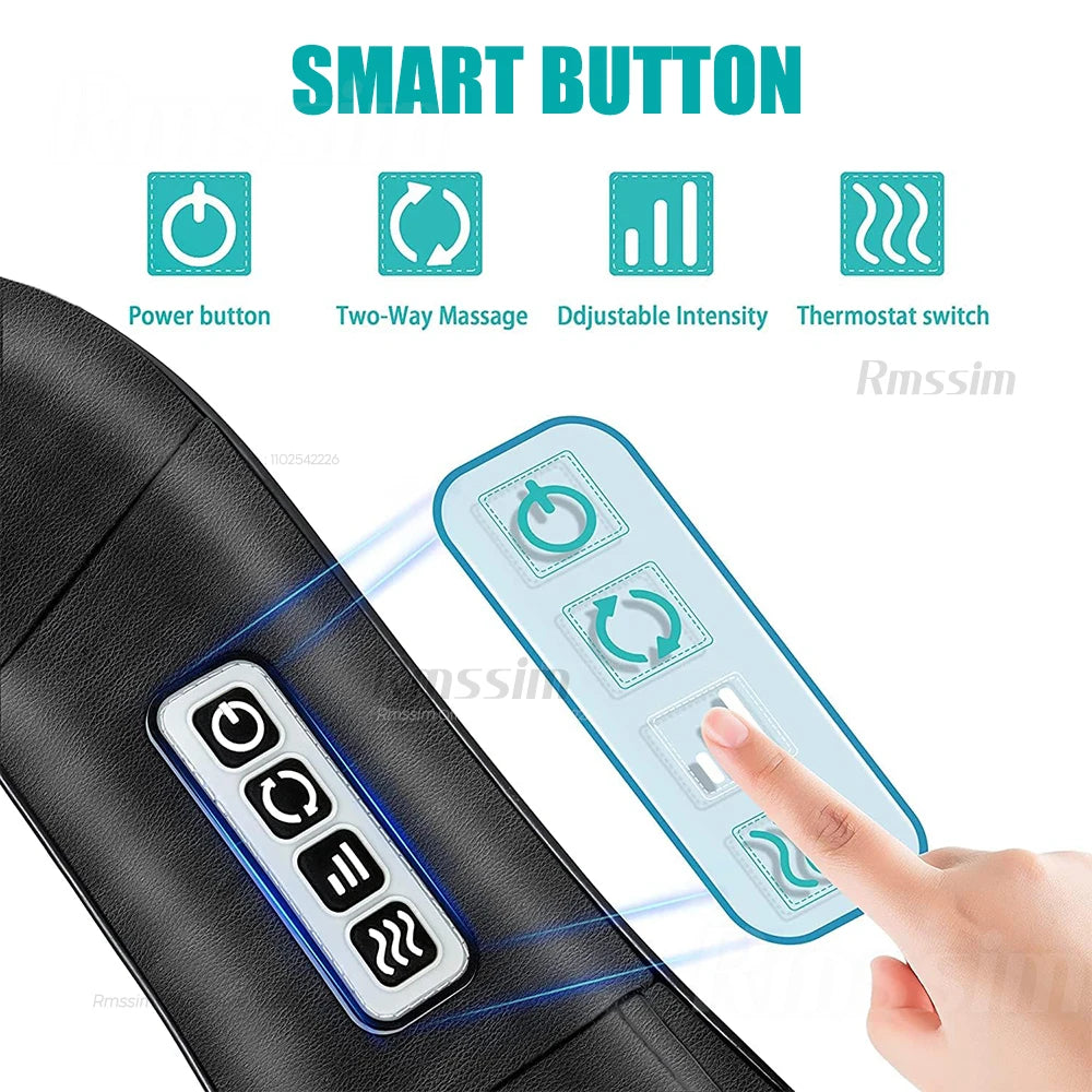 Shiatsu Neck and Shoulder Massager – Heated U-Shape