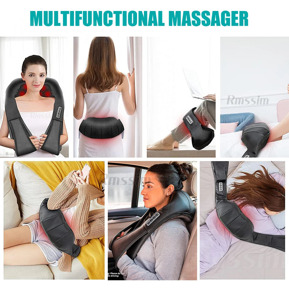 Shiatsu Neck and Shoulder Massager – Heated U-Shape