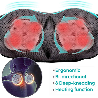 Shiatsu Neck and Shoulder Massager – Heated U-Shape